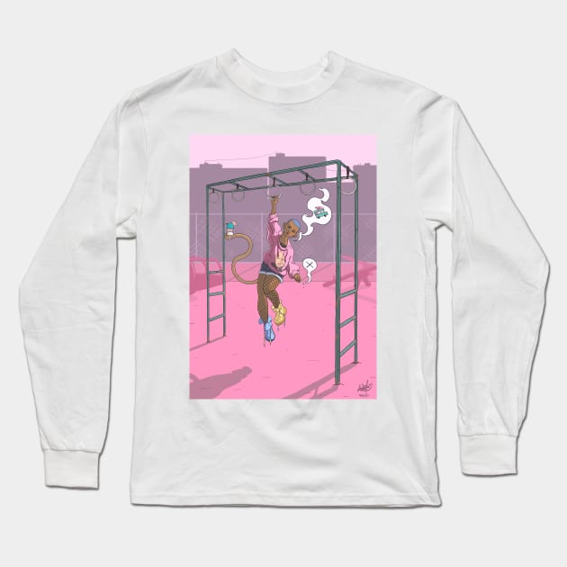 Ice Cream & Cigarettes pt.1: Bubblegum Long Sleeve T-Shirt by Witches Get Stitches